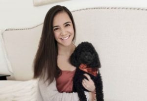 Lori Bularz with Her Dog Boo